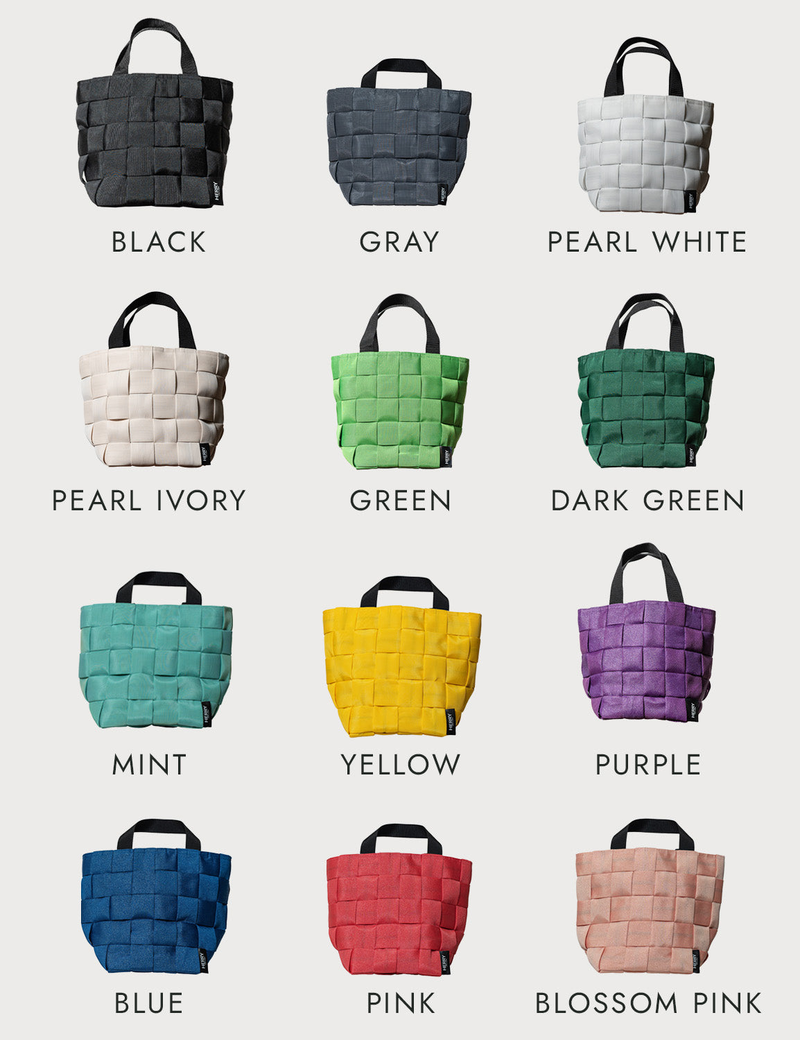 HERRY CUBE ハンドバッグ 4×4×5マス