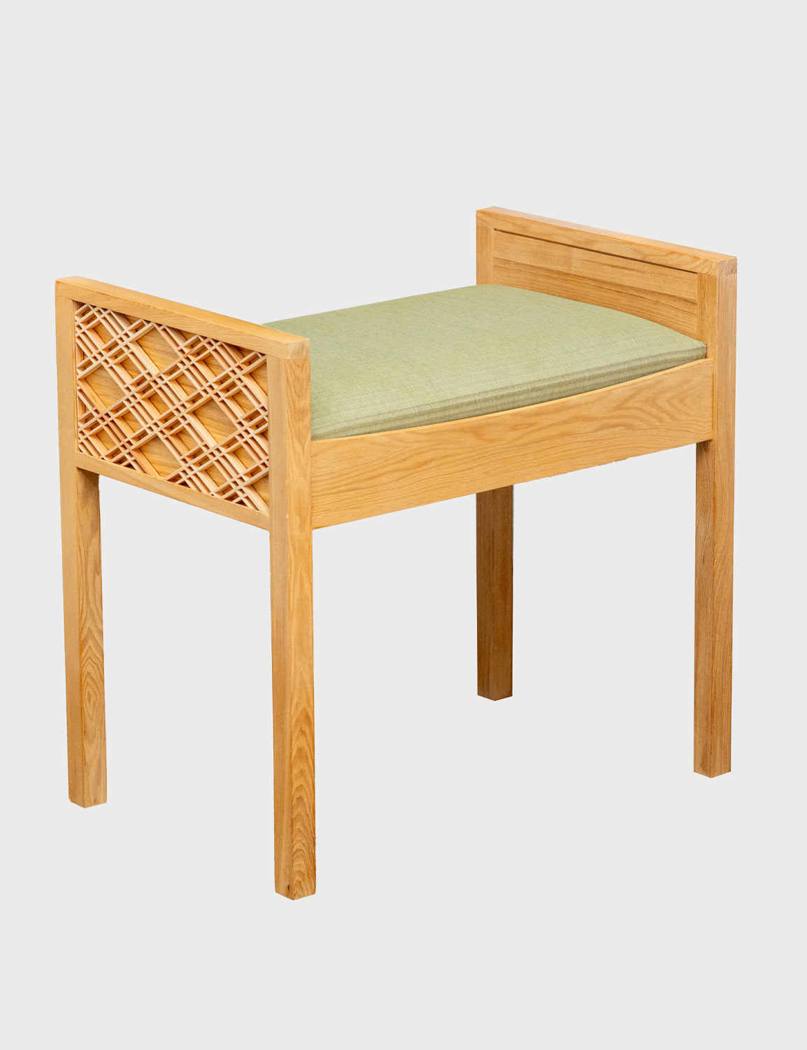 縁起組子スツール　縁